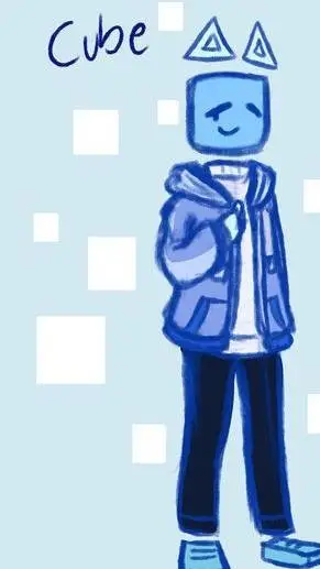ai character: Cube  background