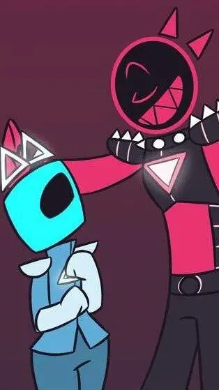ai character: Blixer X Cube background