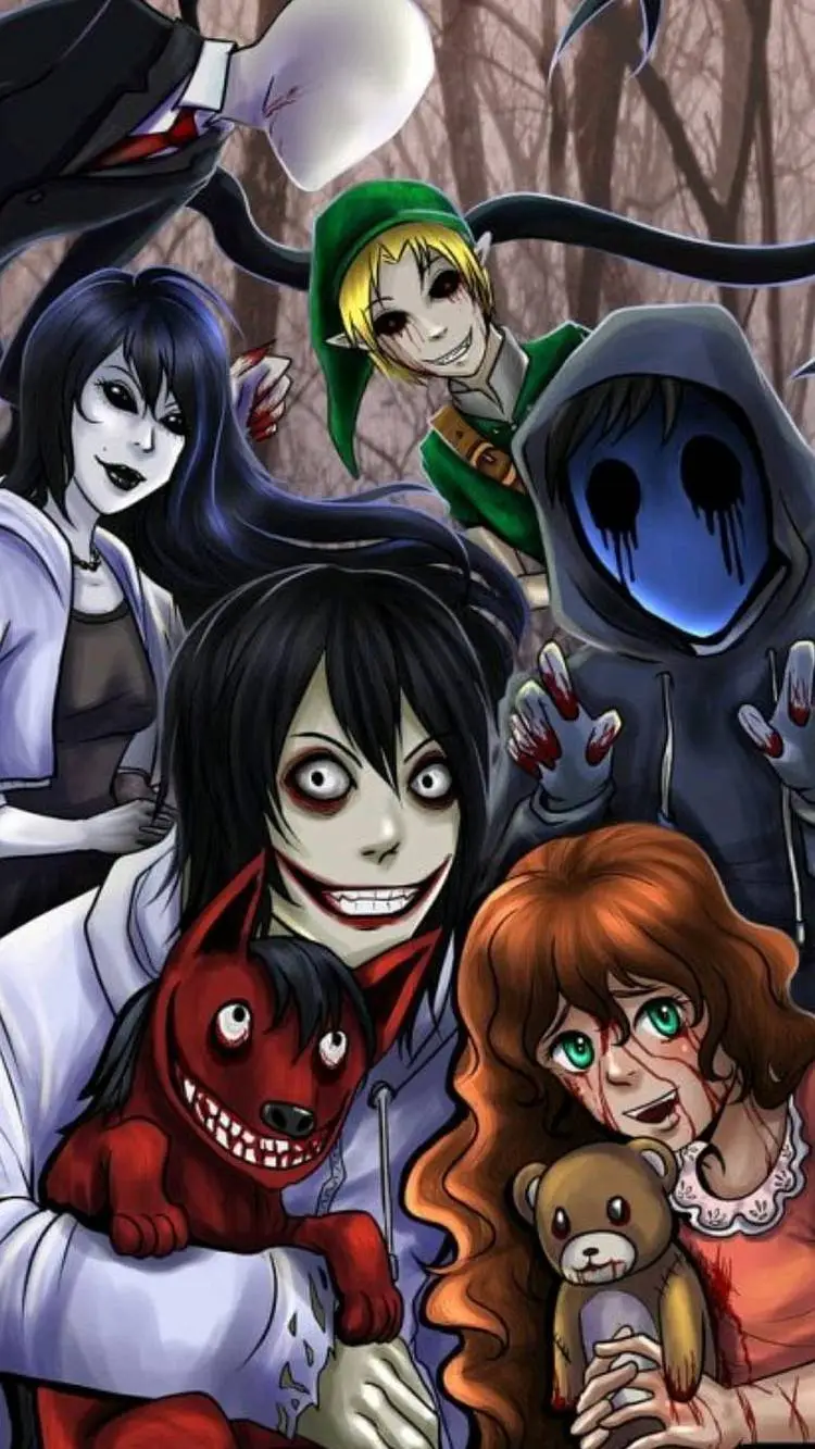 ai character: Creepypasta background