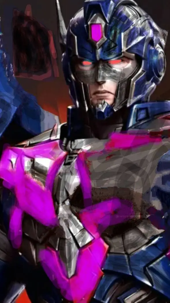 ai character: Optimus prime  background