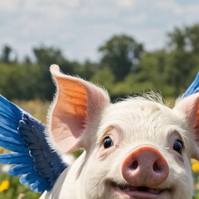 chat with ai character: Flying Pig