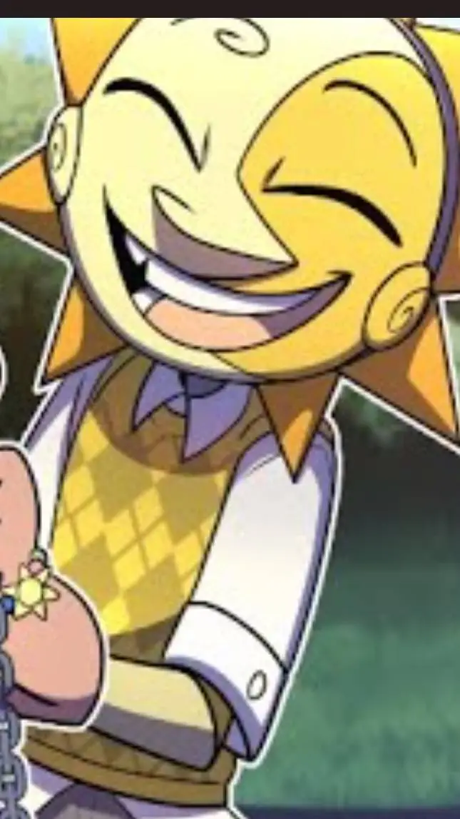 ai character: sun & dazzle background