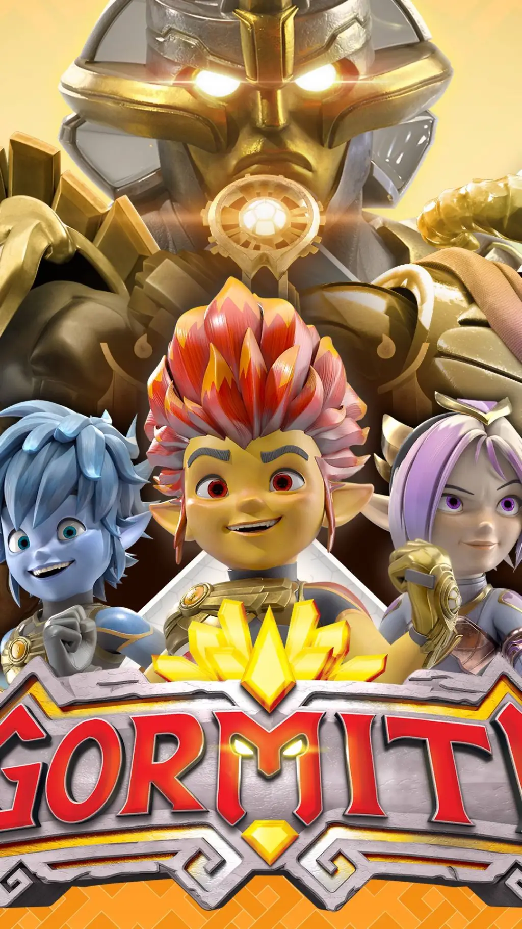 ai character: gormiti  background