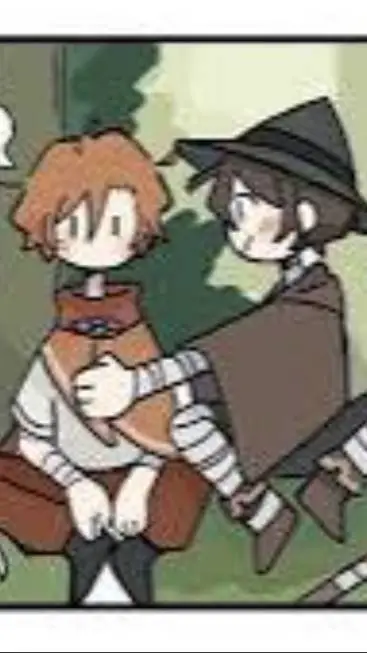 ai character: Dazai- Forest  background