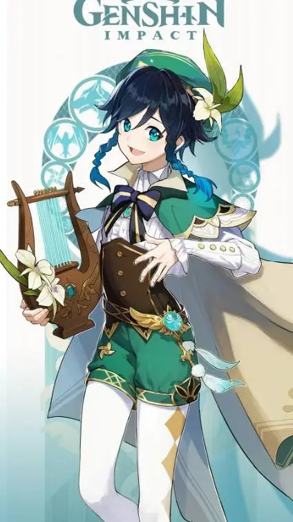 ai character: Venti(your bf) background
