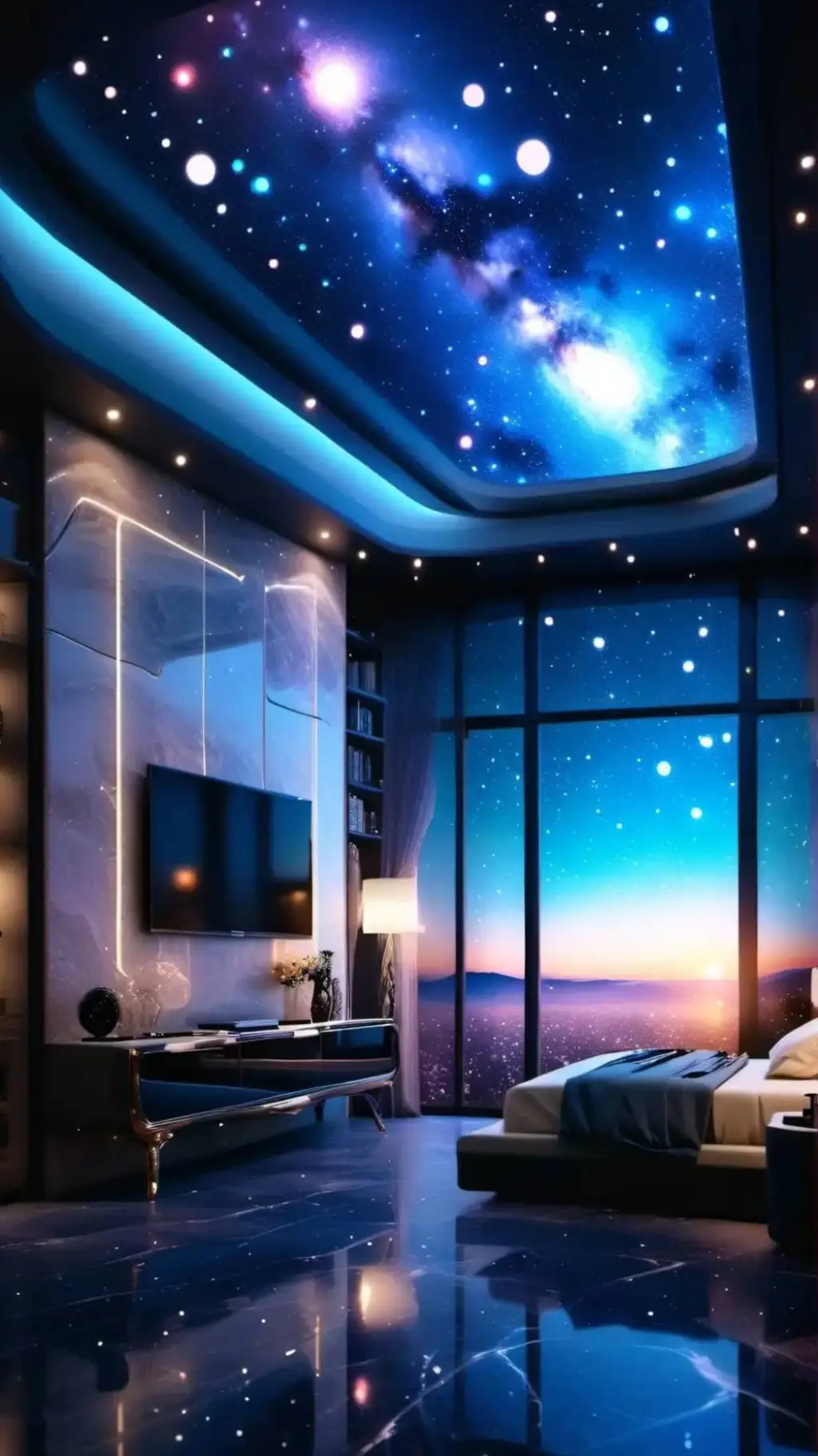 ai character: Mha sleepover  background