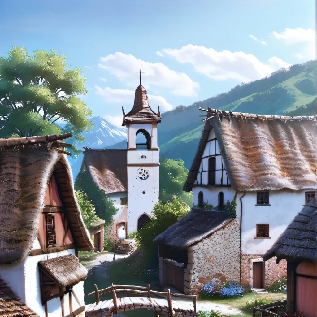 chat with ai character: Village