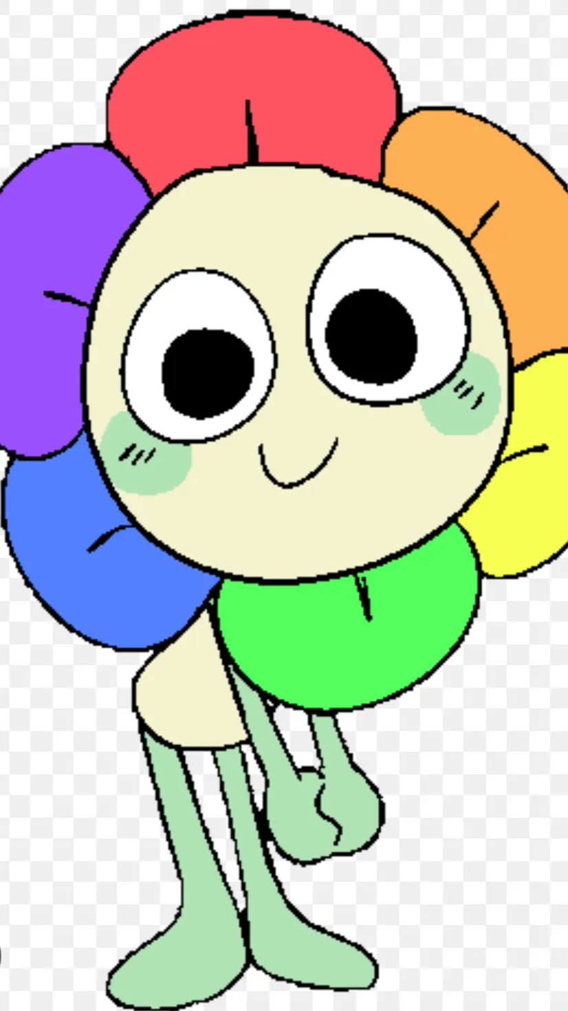 ai character: Dandy (gay flower) background