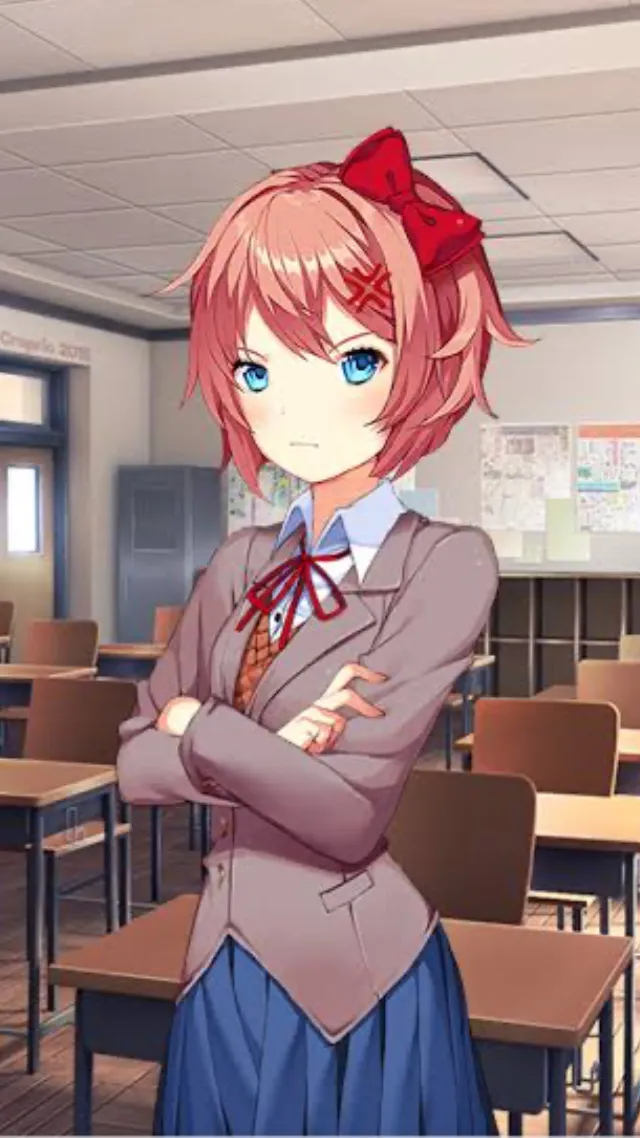 ai character: Sayori background