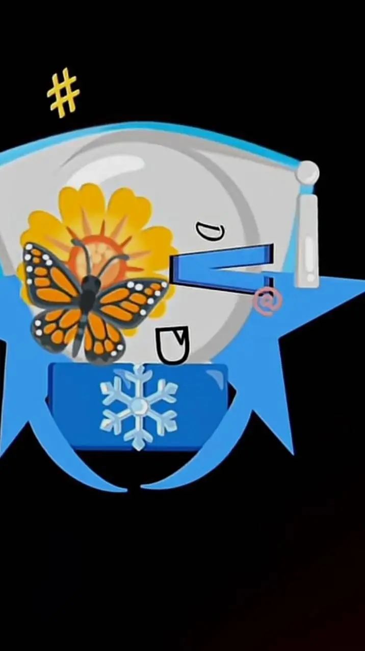 ai character: snowiiii background