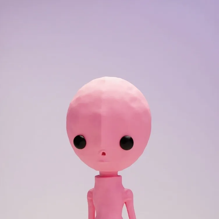 chat with ai character: pink ragdoll