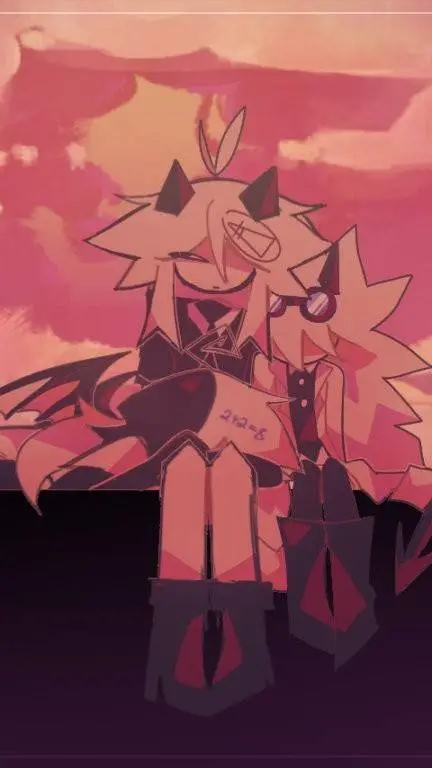 ai character: ♡/ peace... background