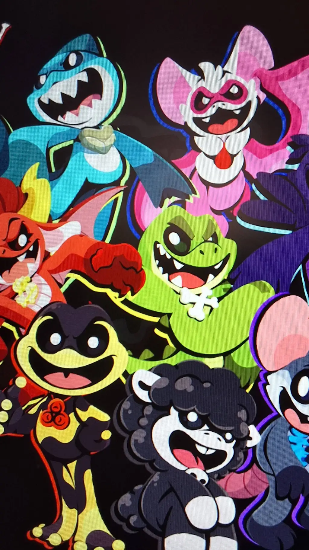 ai character: Nightmare critters background