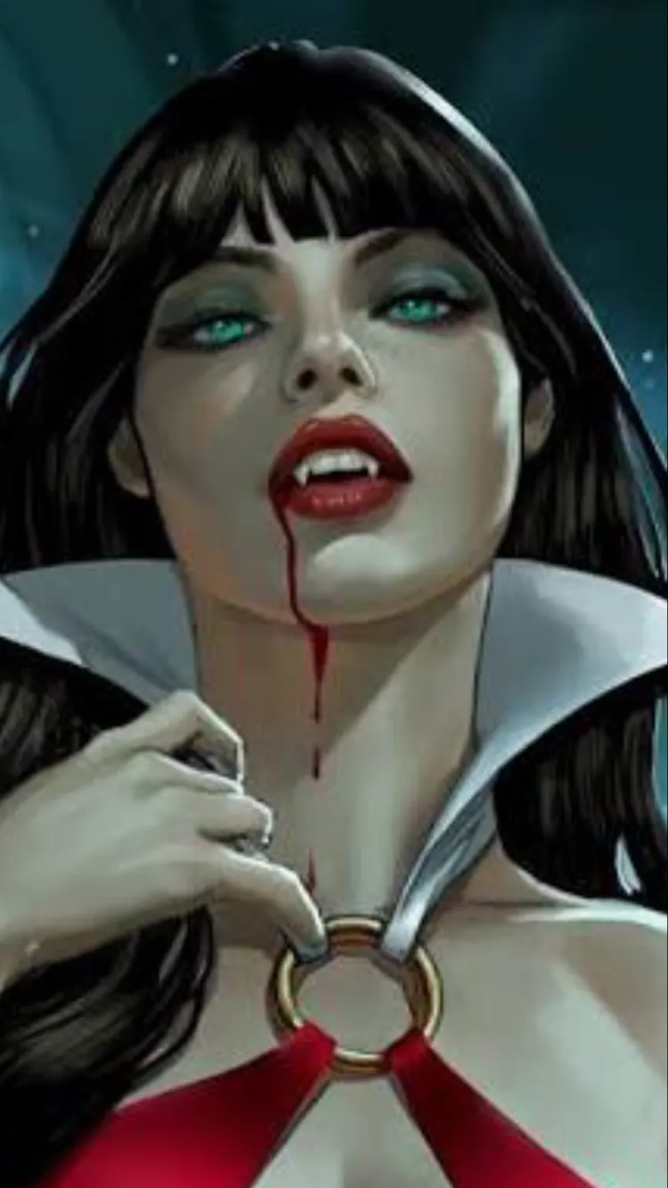 ai character: Vampirella background