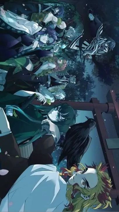 ai character: Kimetsu No Yaiba  background