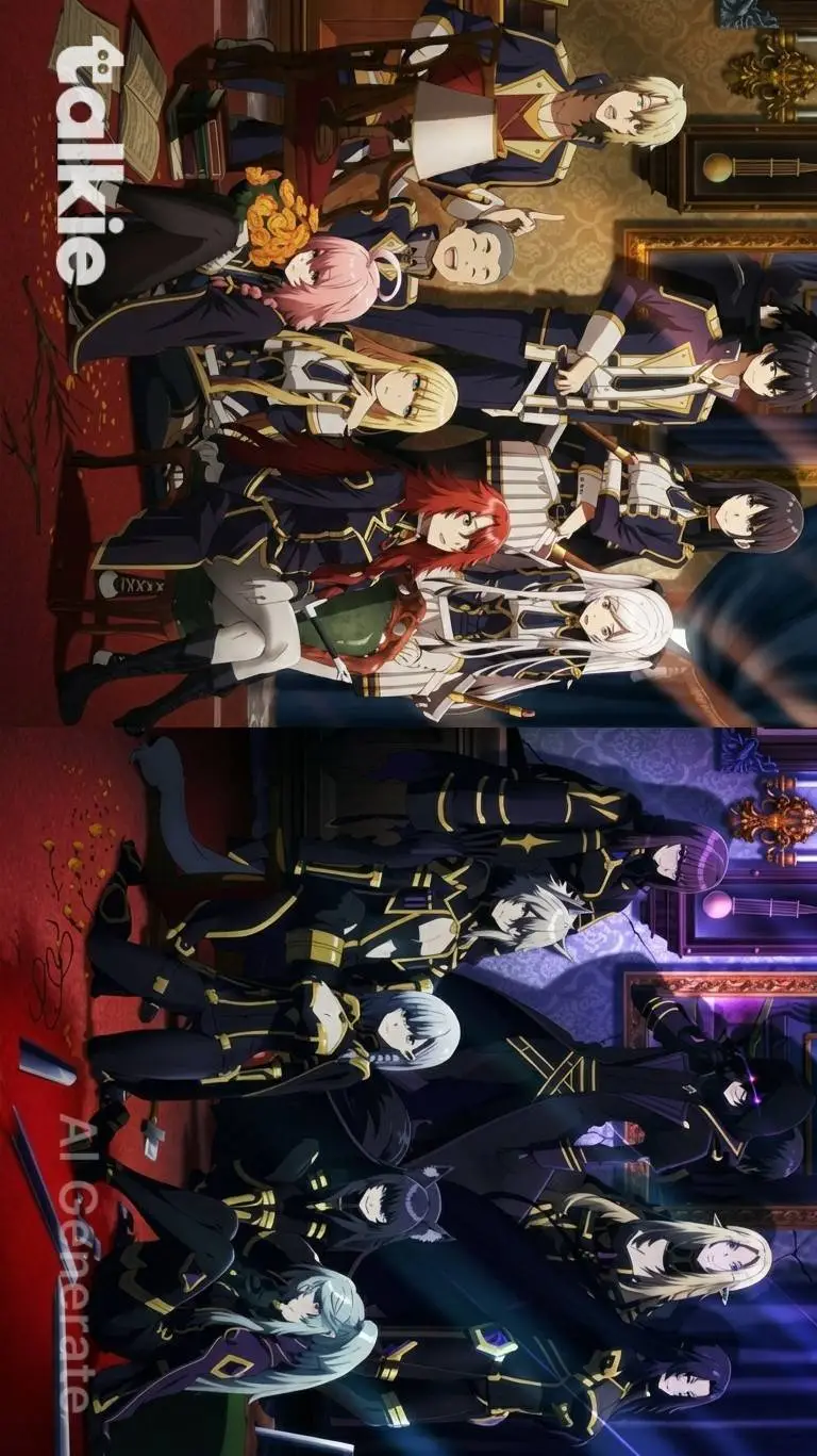 ai character: Eminence in shadow background