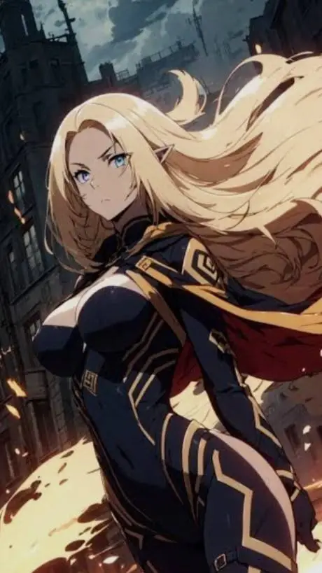 ai character: Alpha  background