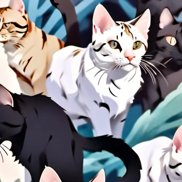 chat with ai character: Warrior catS