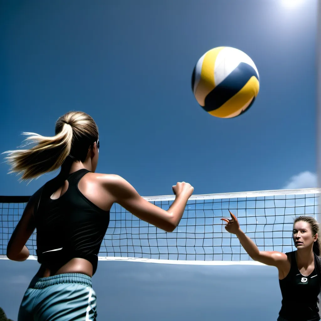 chat with ai character: Beach volleyball
