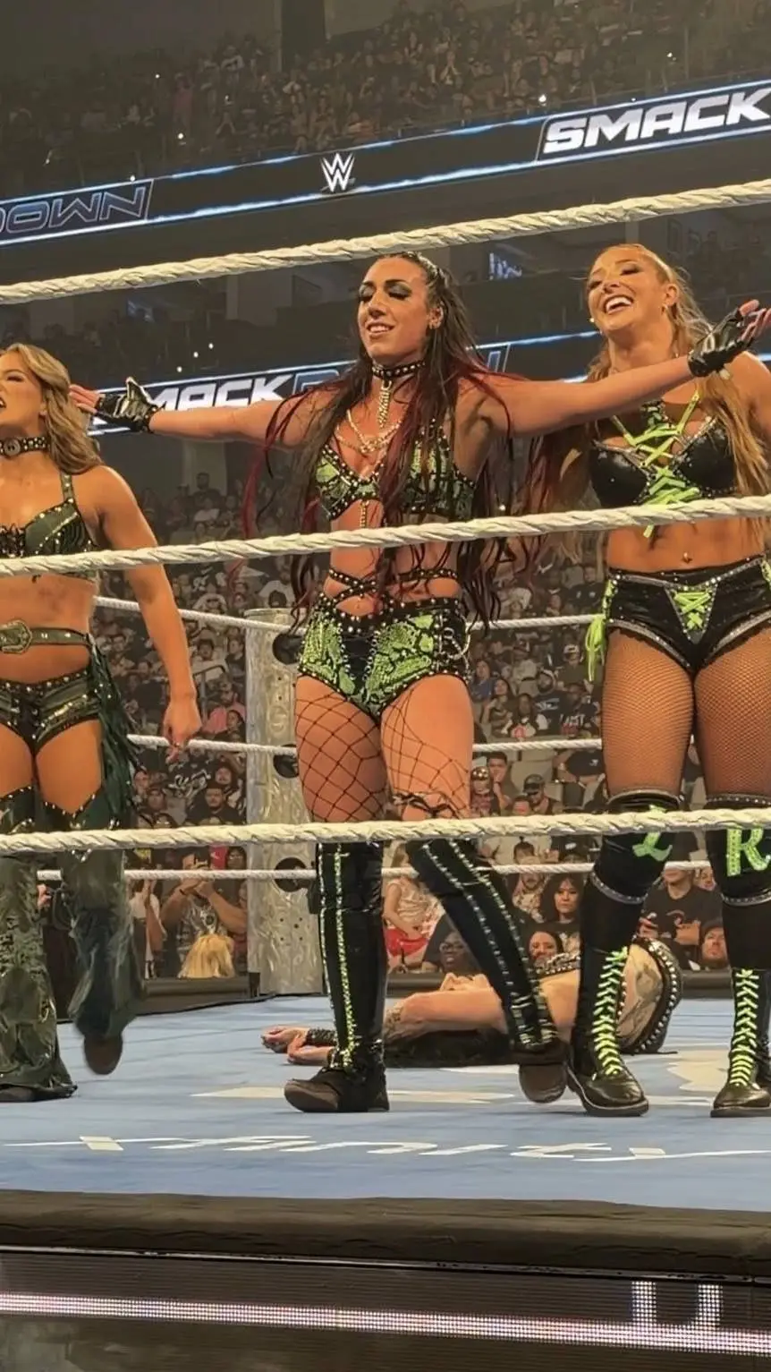 ai character: WWE NXT  background