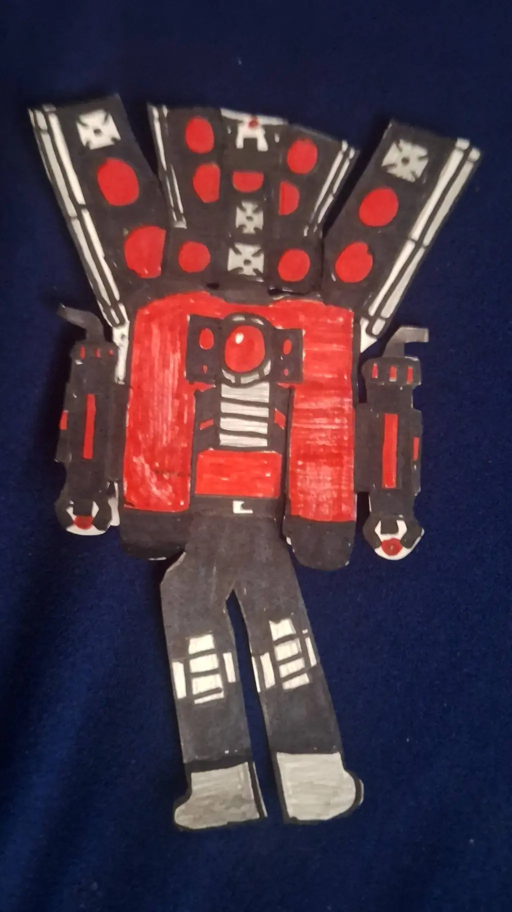 ai character: titan speaker man  background