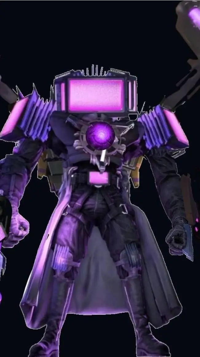 ai character: titan TV man 3.0 background