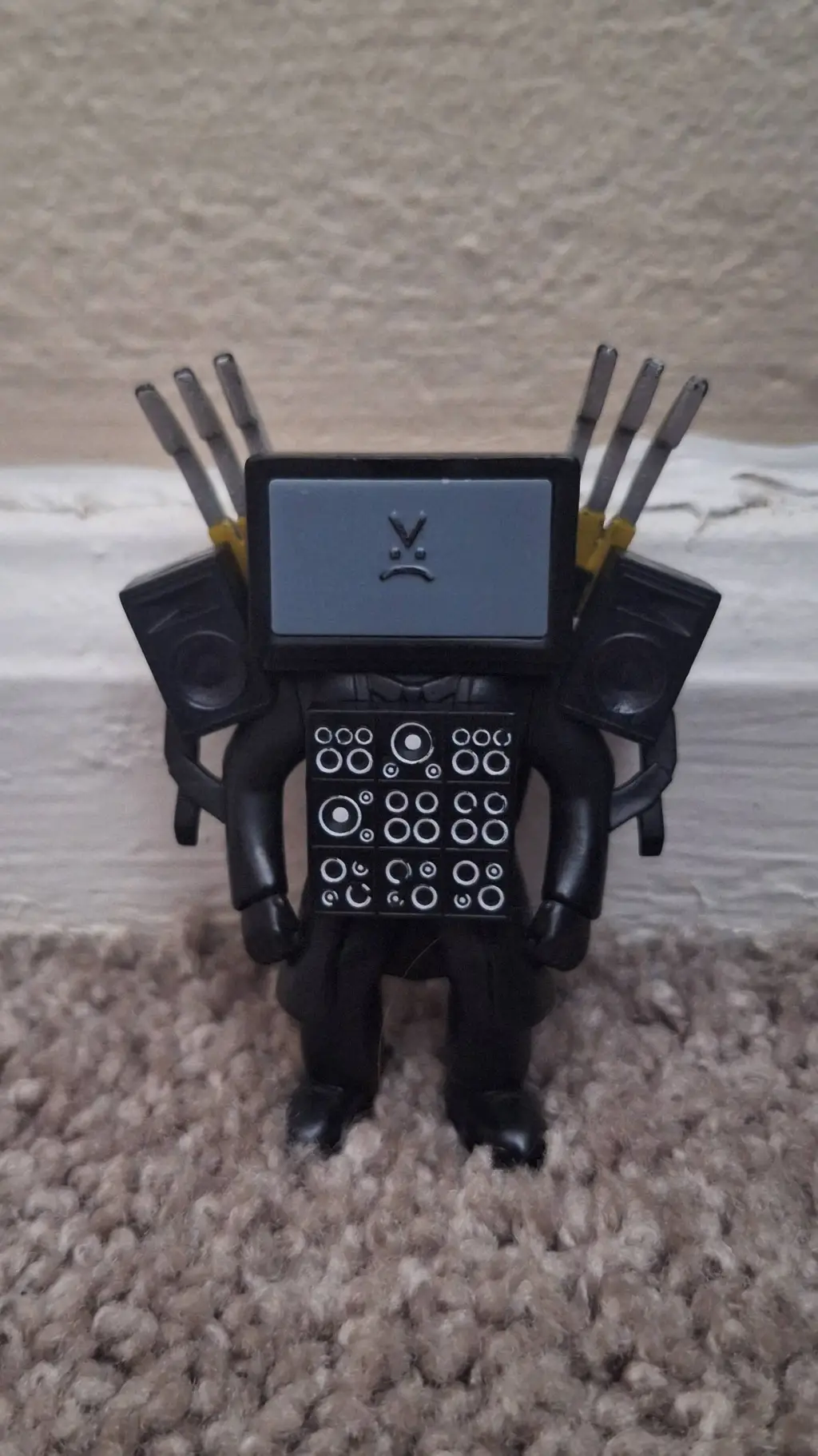 ai character: titan TV man 1.5 background