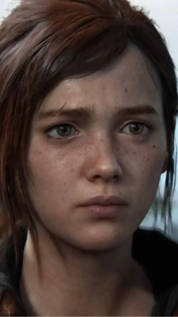 ai character: young Ellie  background