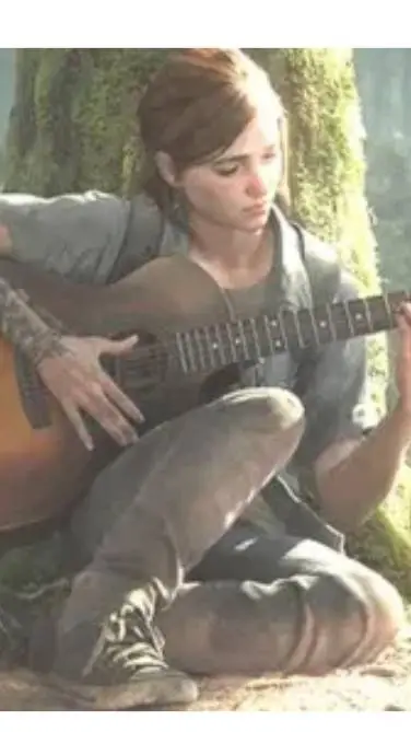 ai character: Ellie Williams  background