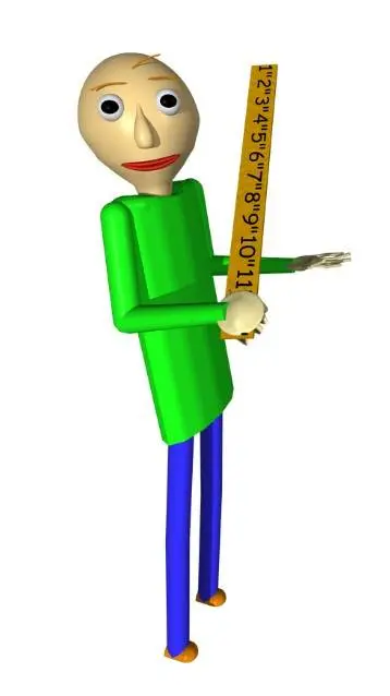 ai character: Baldi background