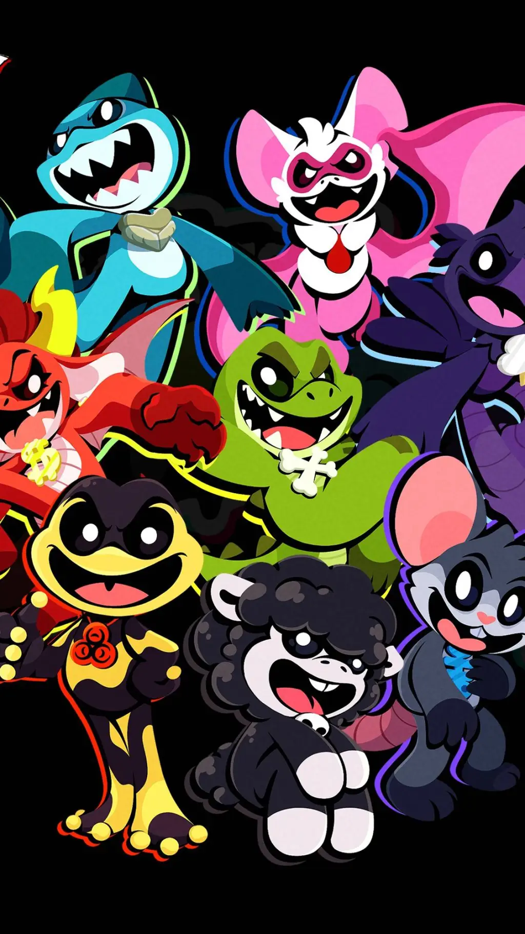 ai character: Nightmare Critters background