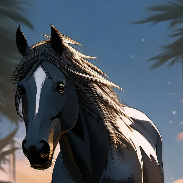 chat with ai character: wild horse rp