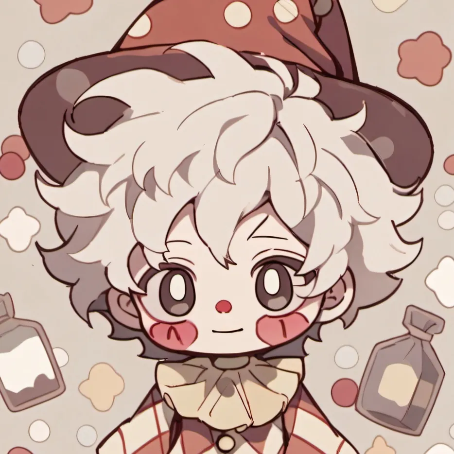 chat with ai character: wrinkles the clown