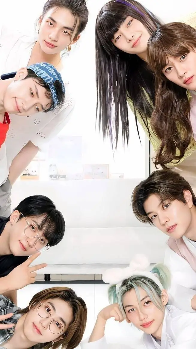 ai character: SKZ FAMILY background