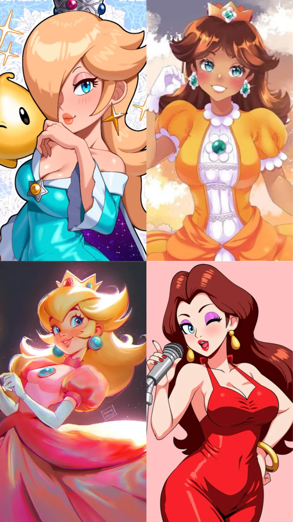 ai character: Heroines (Mario) background