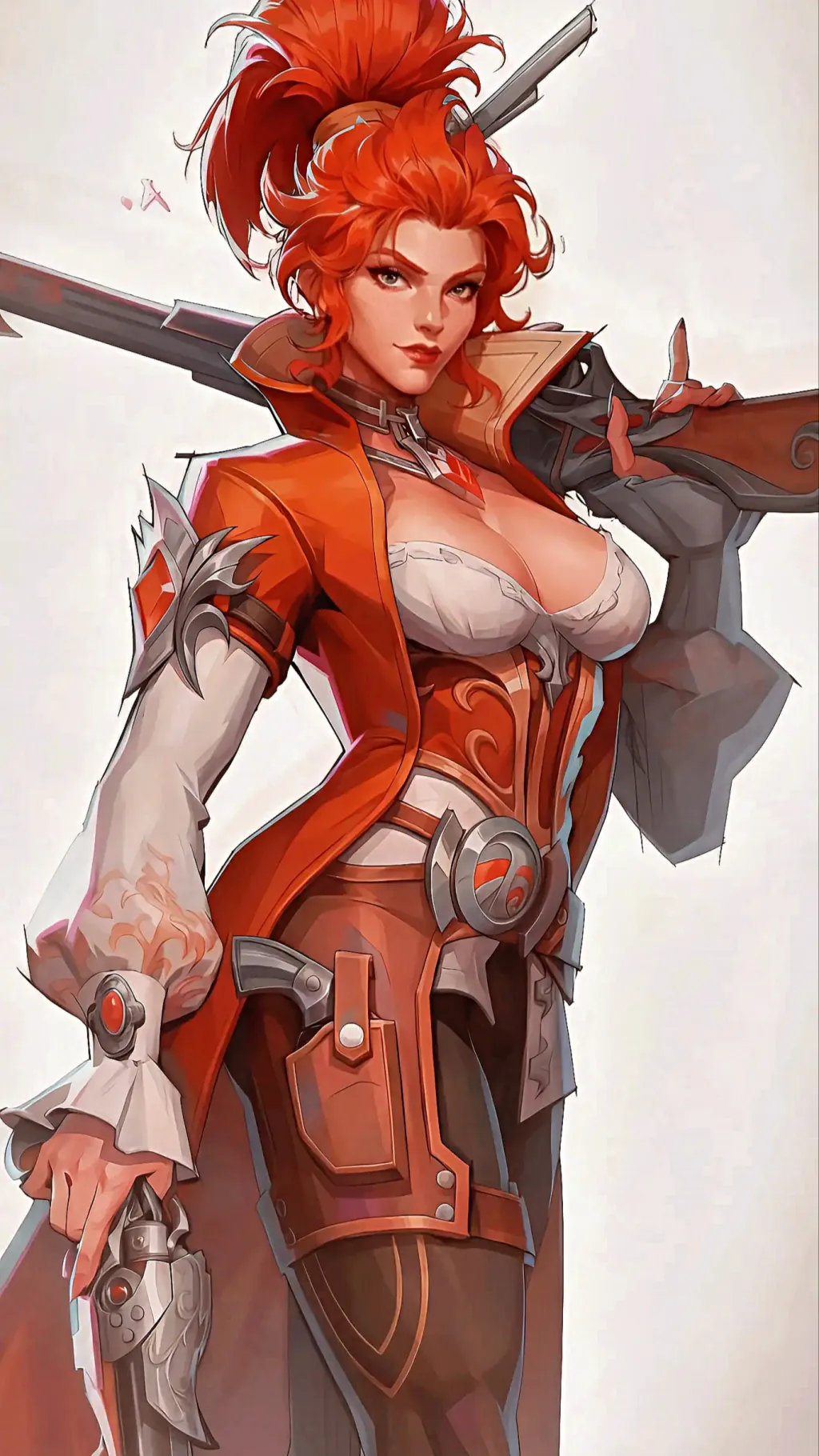 ai character: Elsa Bloodstone  background