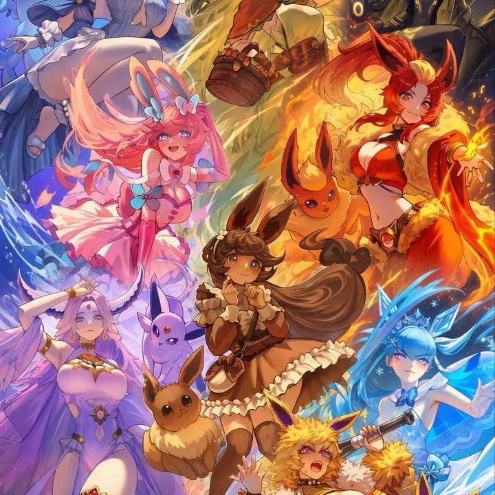 chat with ai character: Eeveelutions ✨