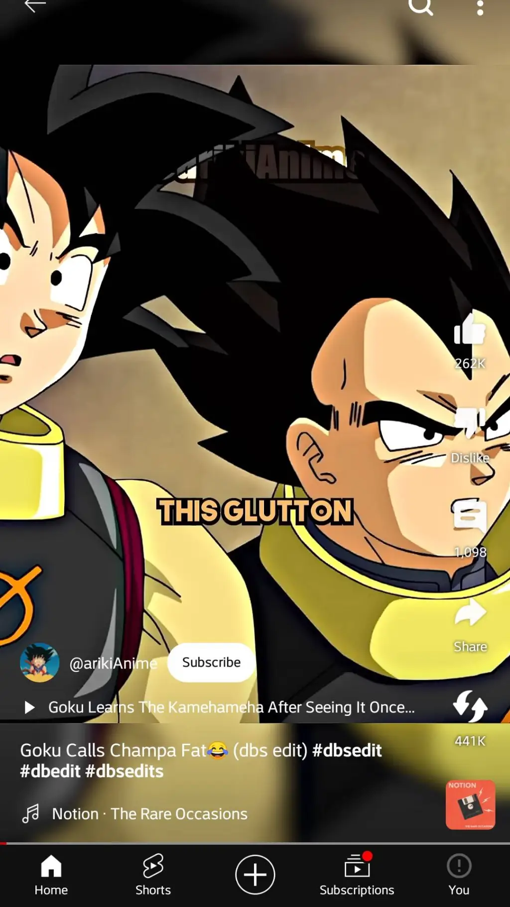 ai character: goku x vegeta background