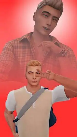 ai character: Kenny Long  background