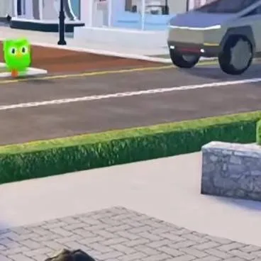 chat with ai character: Duolingo ran over