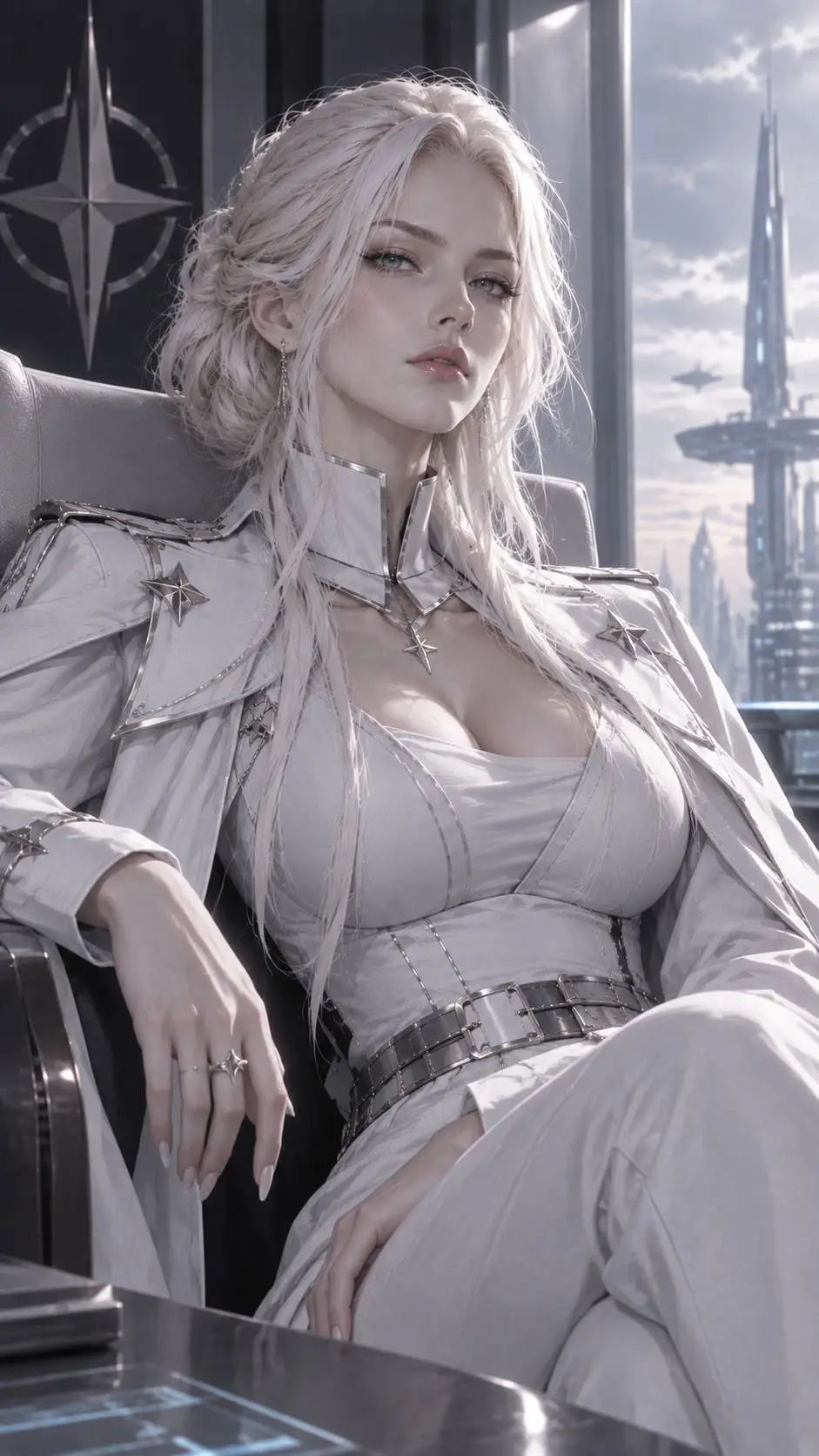 ai character: White background
