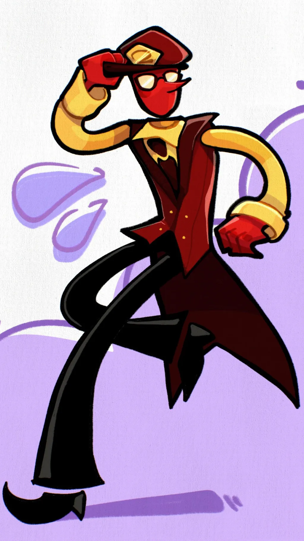 ai character: Mr tin background
