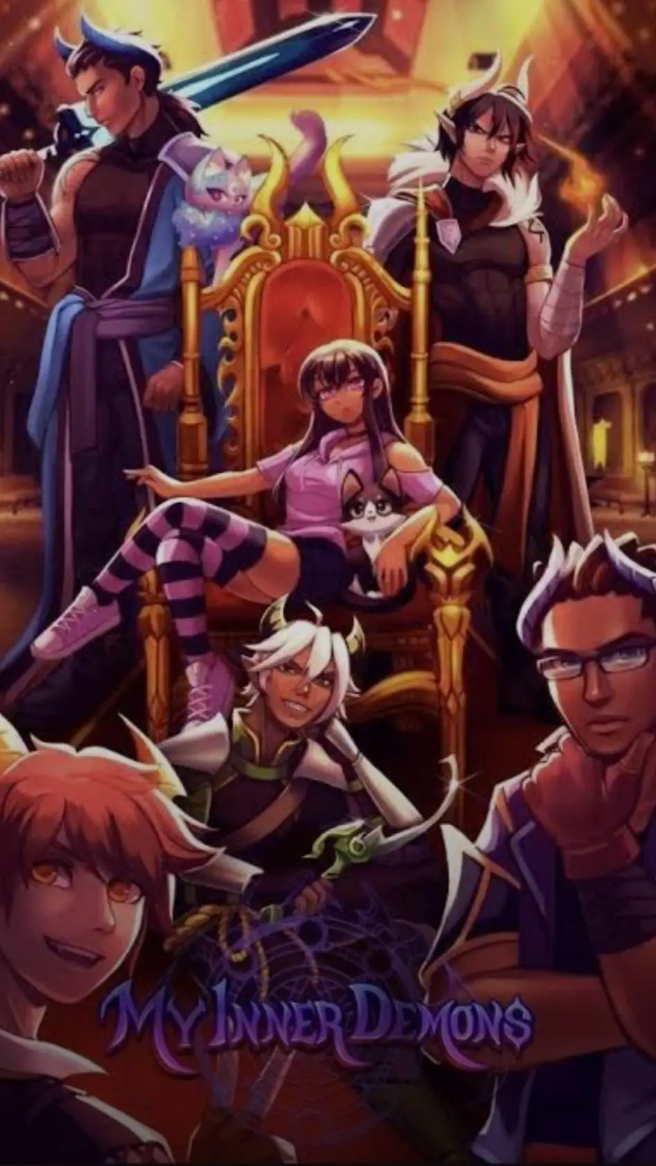 ai character: ~My inner demons~ background