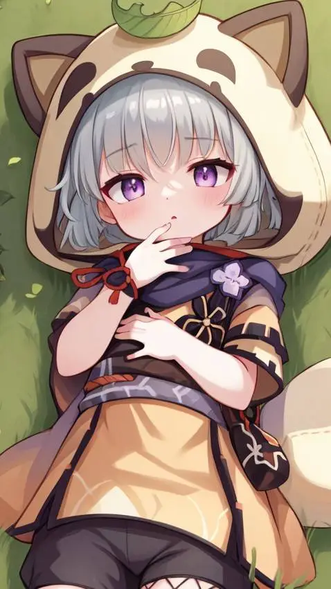 ai character: Nezuko background