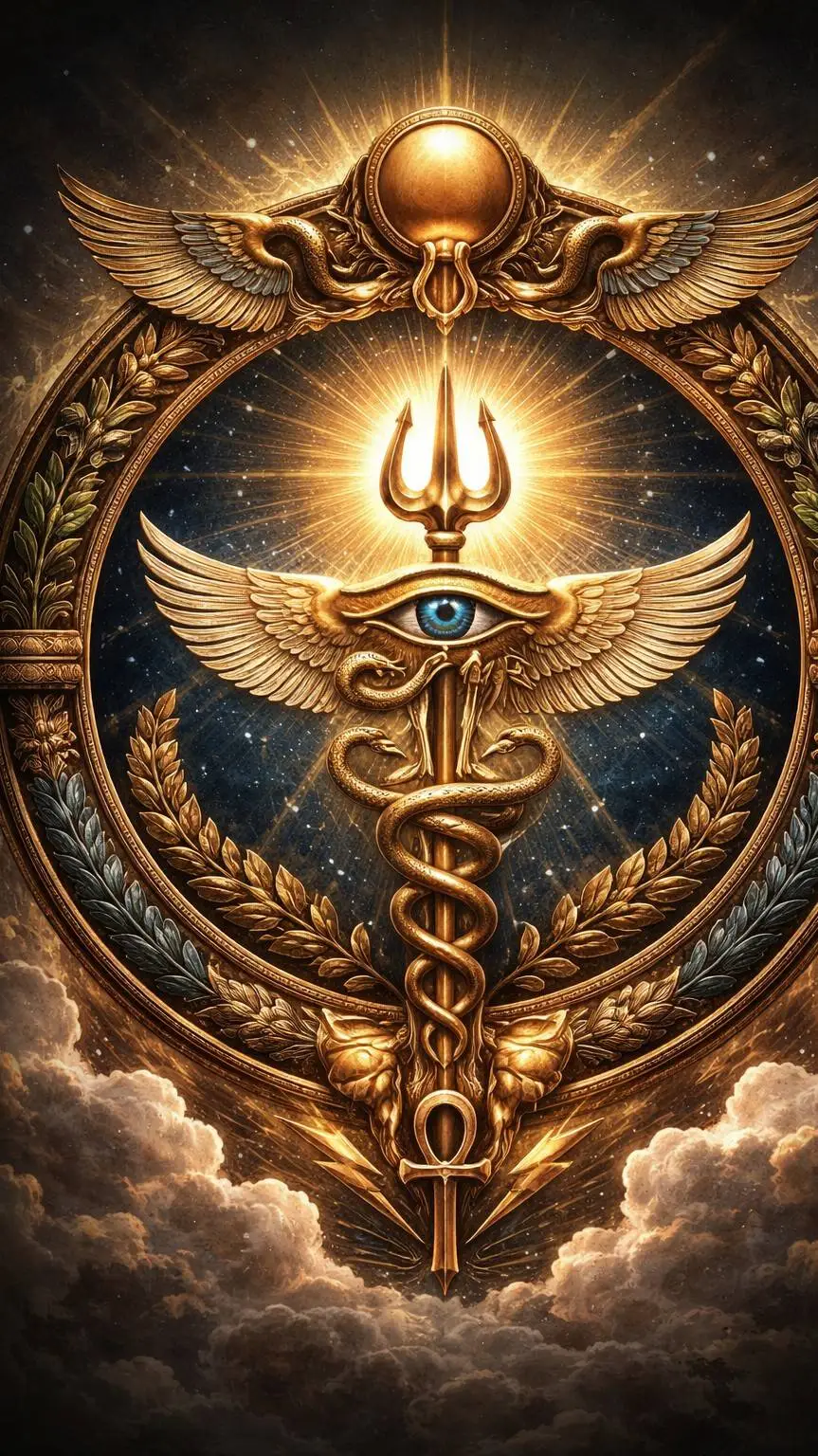 ai character: God cards background