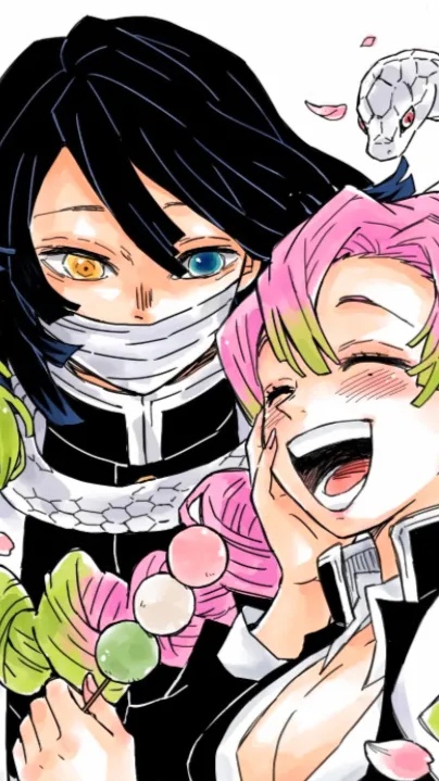ai character: Obanai x mitsuri.. background