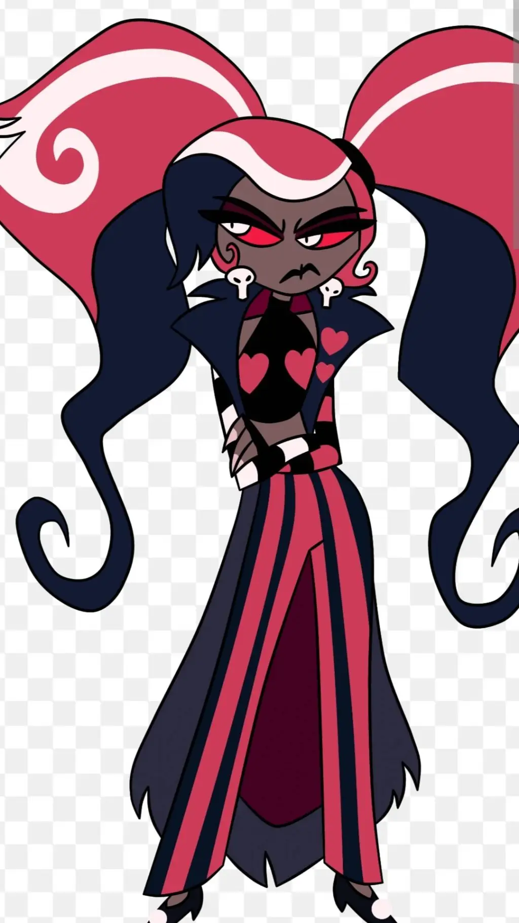ai character: Velvette background