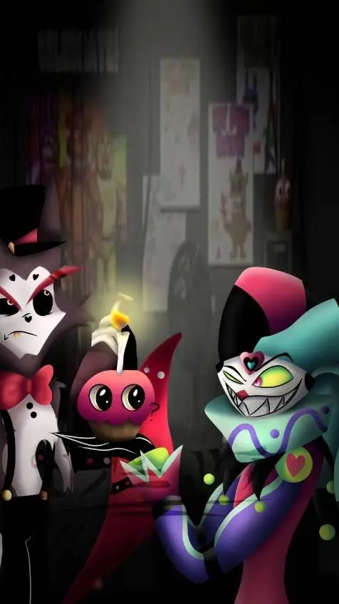 ai character: Fnaf in HH background