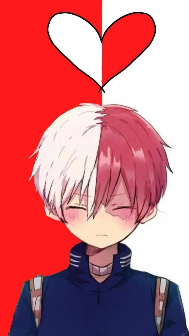 ai character: Shoto Todoroki  background