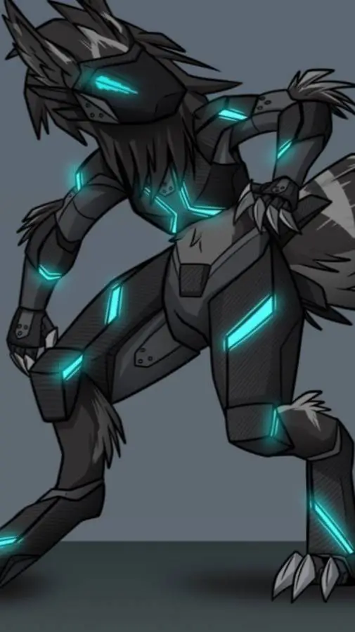 ai character: protogen background